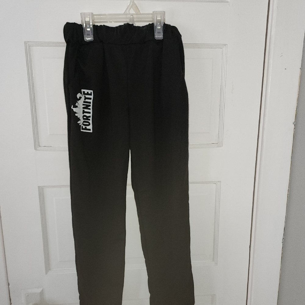 Boys Fortnite Black Joggers